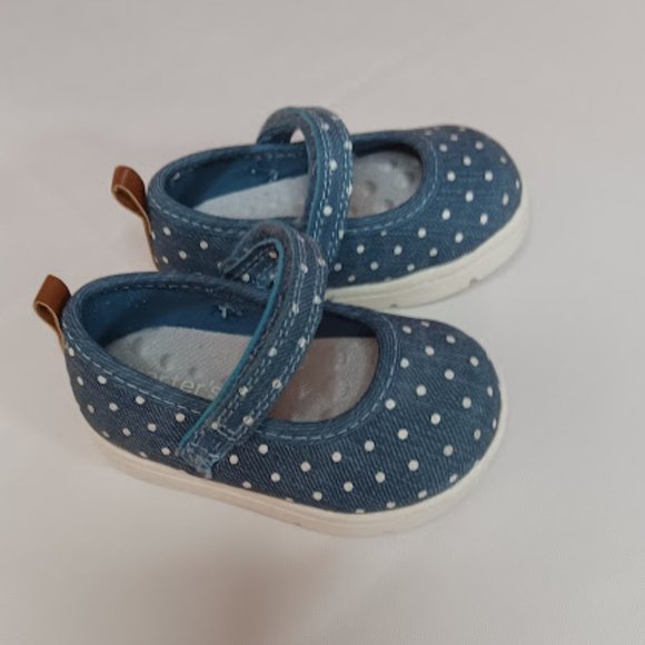 Carter's Baby Shoes with Velcro Straps, Size 3 - Picture 4 of 4